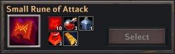 Рецепт - Маленькая руна Attack.jpg