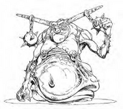 Dungeon Keeper 2 Bile Demon concept art