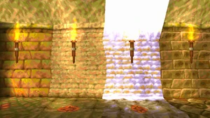 The four standard tilesets included in the base game,