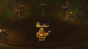 Blade Barrage being casted on some advance dummies