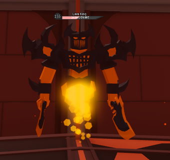 Volcanic Chambers Dungeonquestroblox Wiki Fandom - lava armor roblox