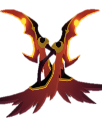 Dual Phoenix Daggers Dungeonquestroblox Wiki Fandom - the roblox phoenix decal free transparent png clipart