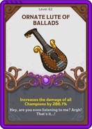 Ornate Lute of Ballads Idle Champions