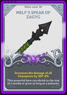 Melf's Spear of Zagyg Idle Champions