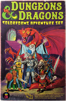 Dungeons & Dragons Colorforms Adventure Set - Cover