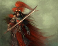 Red samurai by unknown