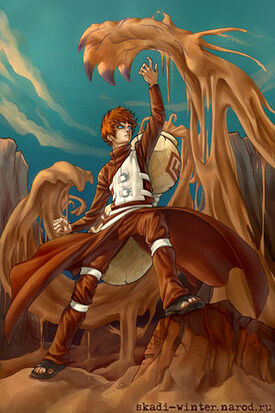 gaara of the sand hd wallpapers