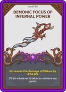 Demonic Focus of Infernal Power Idle Champions
