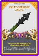 Melf's Spear of Zagyg Idle Champions