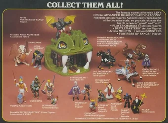 LJN - Advanced Dungeons & Dragons vintage toyline (articulated