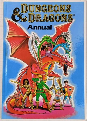 Dungeons & Dragons UK Annual 1987- Cover