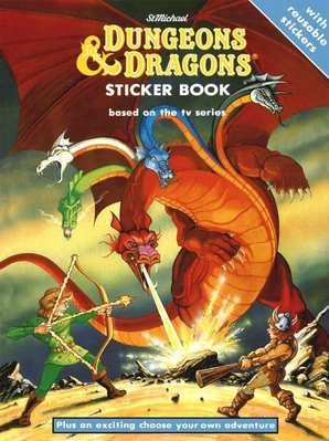 Purnell Books - Dungeons & Dragons Sticker Book - Cover