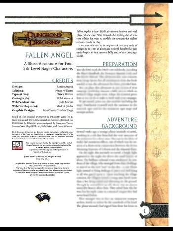 Fallen Angel Dungeons Dragons Lore Wiki Fandom