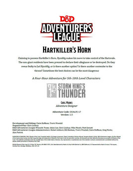 Hartkiller's Horn