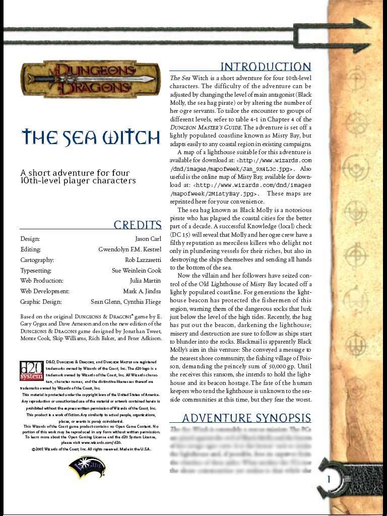 The Sea Witch, Dungeons & Dragons Lore Wiki