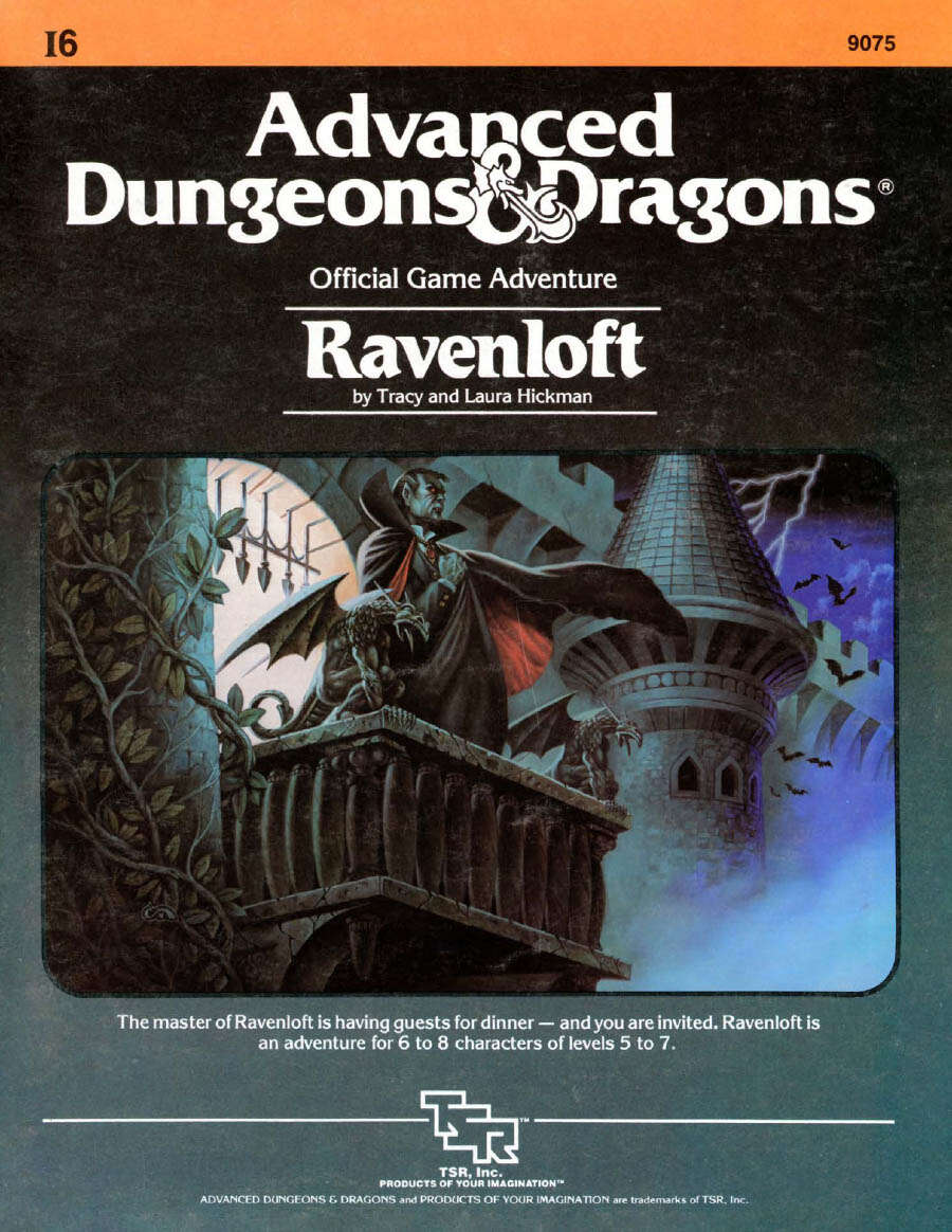 AD&D Ravenloft – Royaume D’Épouvante (livre Jeu De Rôle Occasion)