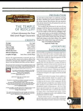 The Temple of Redcliff