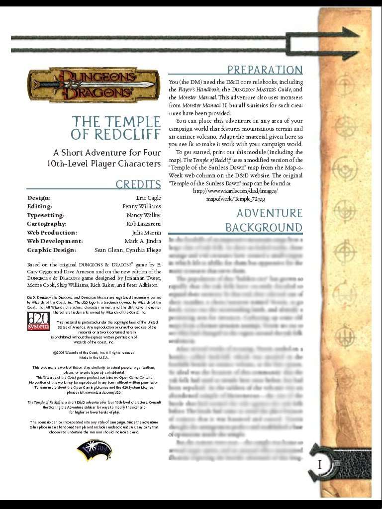 DnD 5e Homebrew — Fortresses, Strongholds and Temples for Players