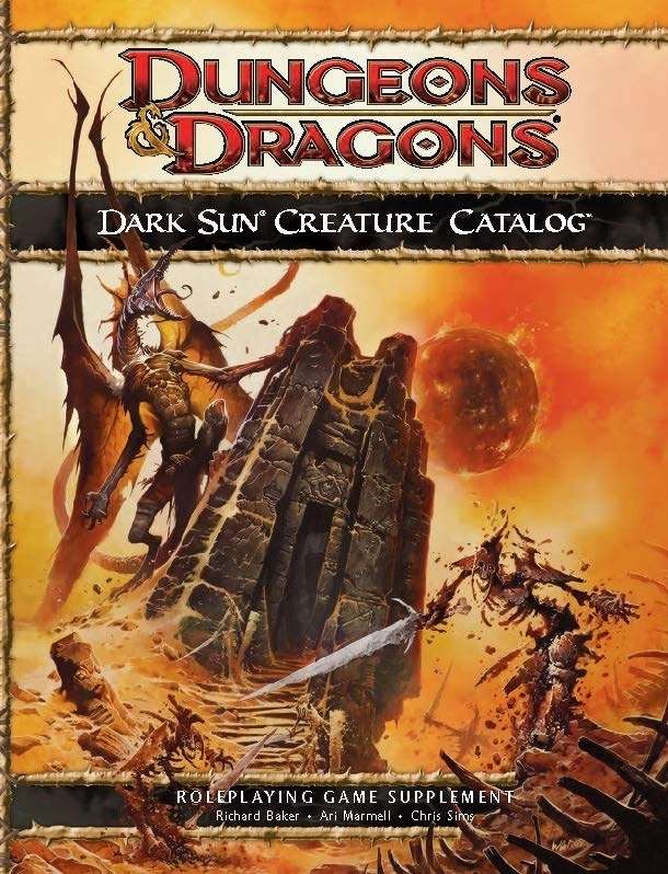 Dark Sun Creature Catalog | Dungeons & Dragons Lore Wiki Dark Sun Creature Catalog | Dungeons & Dragons Lore Wiki