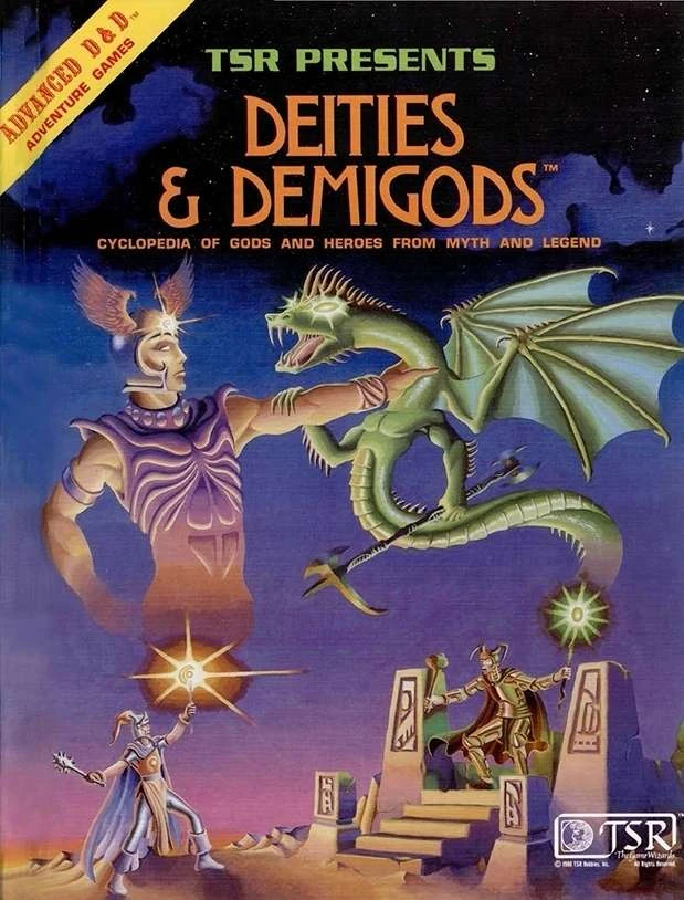 AD&D Deities & Demigods – 128 Pages, Sans Cthulhu Ni Melniboné, Occasion