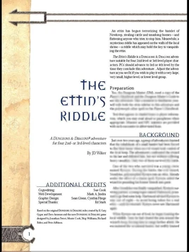 The Ettin's Riddle