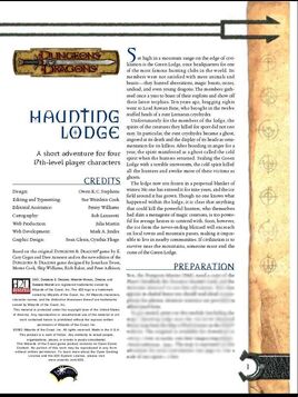 Haunting Lodge