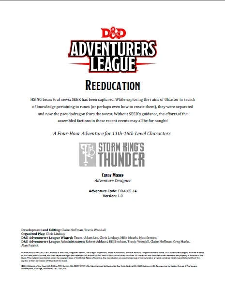 Dungeons & Dragons visual data 5