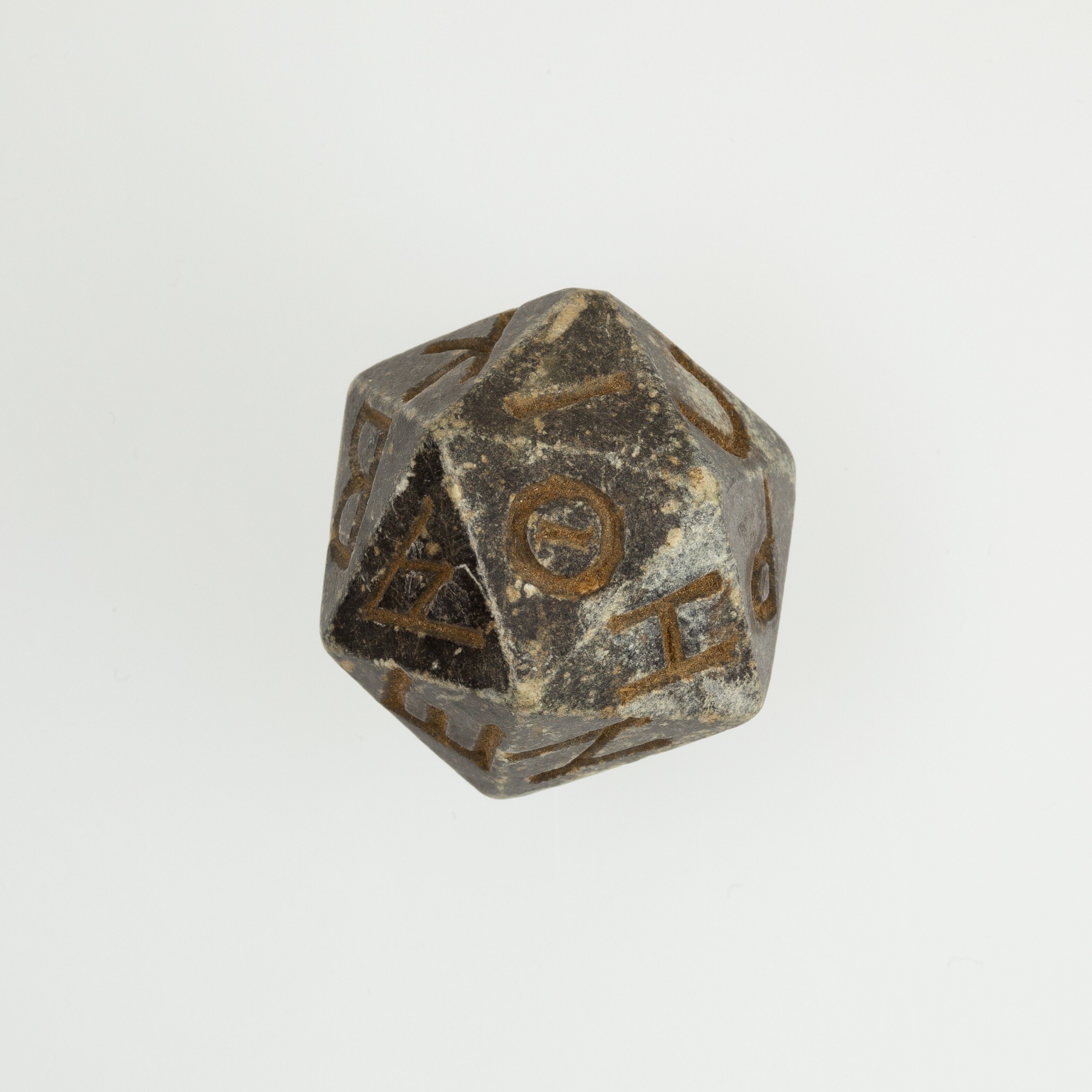 Polyhedral DND Dice Sets, 7-Die Solid Metallic Polyhedral D&D Dice