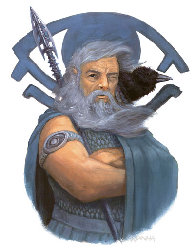 Mythology of Tyr the god of war, D&D, fantasy