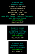 Guiseppi's Wares - Ranged piercing set