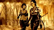 Saraya with Anjali ("bad" ending).