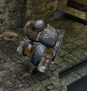 A Westhered Automaton with its blades retracted