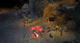 AN AZUNITE CAVERN (LOWER)