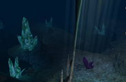 Scene from the final third of the Crystal Caverns.