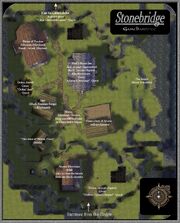 A map of Stonebridge at the time of the Seck Resurgence