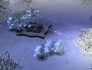 MtUtraeDisplacer.png (297 KB) Mt. Utrae Forest displacer pad, surrounded by ice warriors.