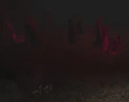 A health shrine, with some appropriate red crystals.