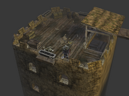 The top of the north tower, cleared of enemies.