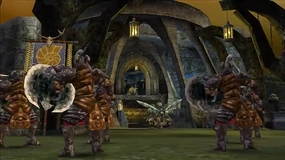 Morden soldiers prepare to enter the Temple of the Coast