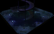 Central chamber with stairwell.