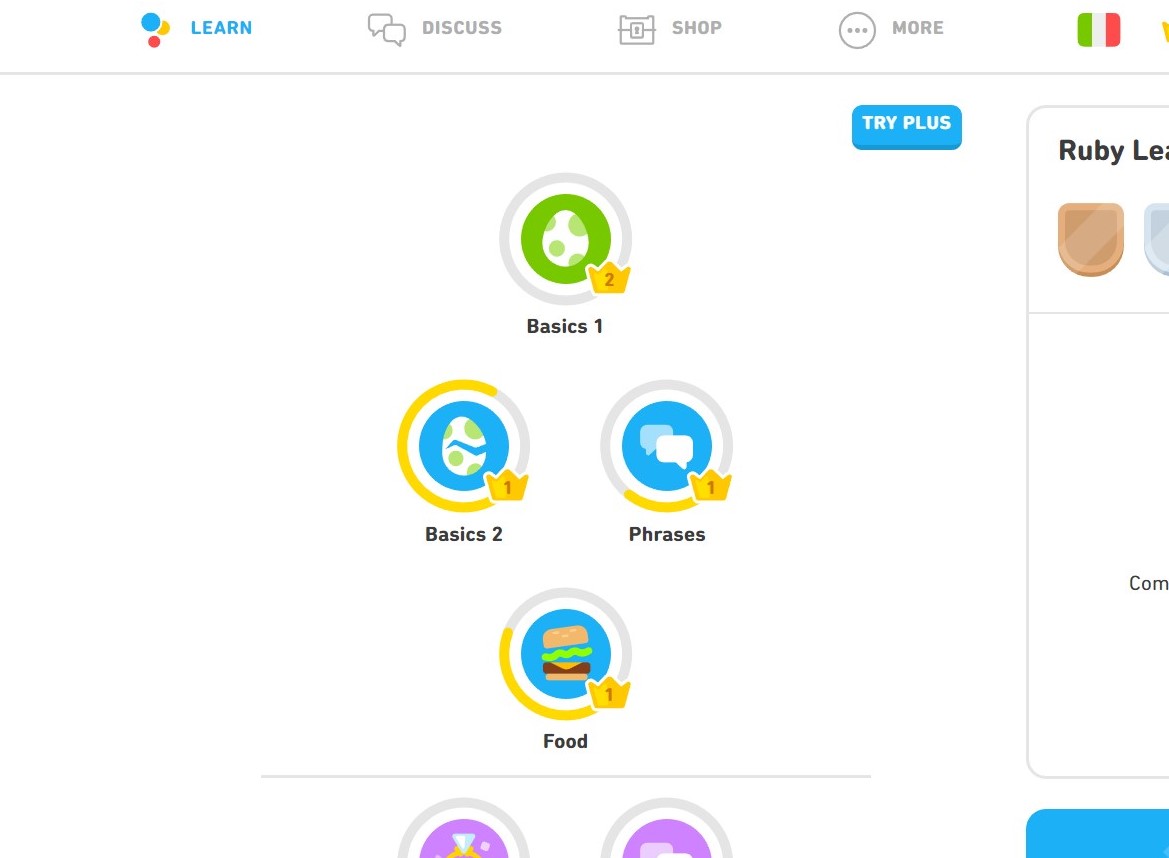 3lugar #duolingo #español #DivisãoRubi