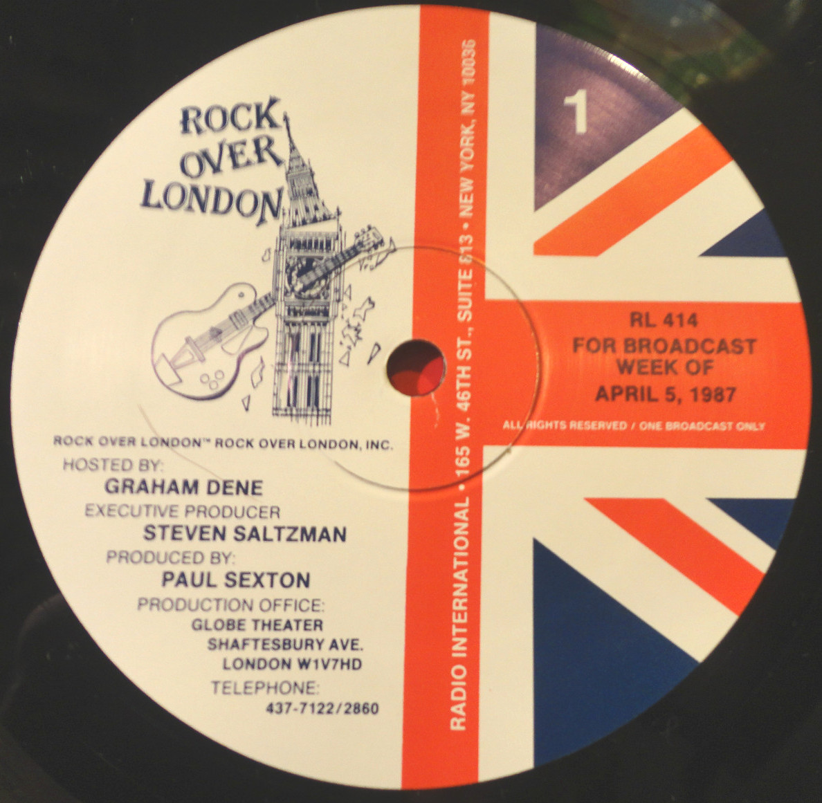 Rock Over London: 414 | Duran Duran Wiki | Fandom