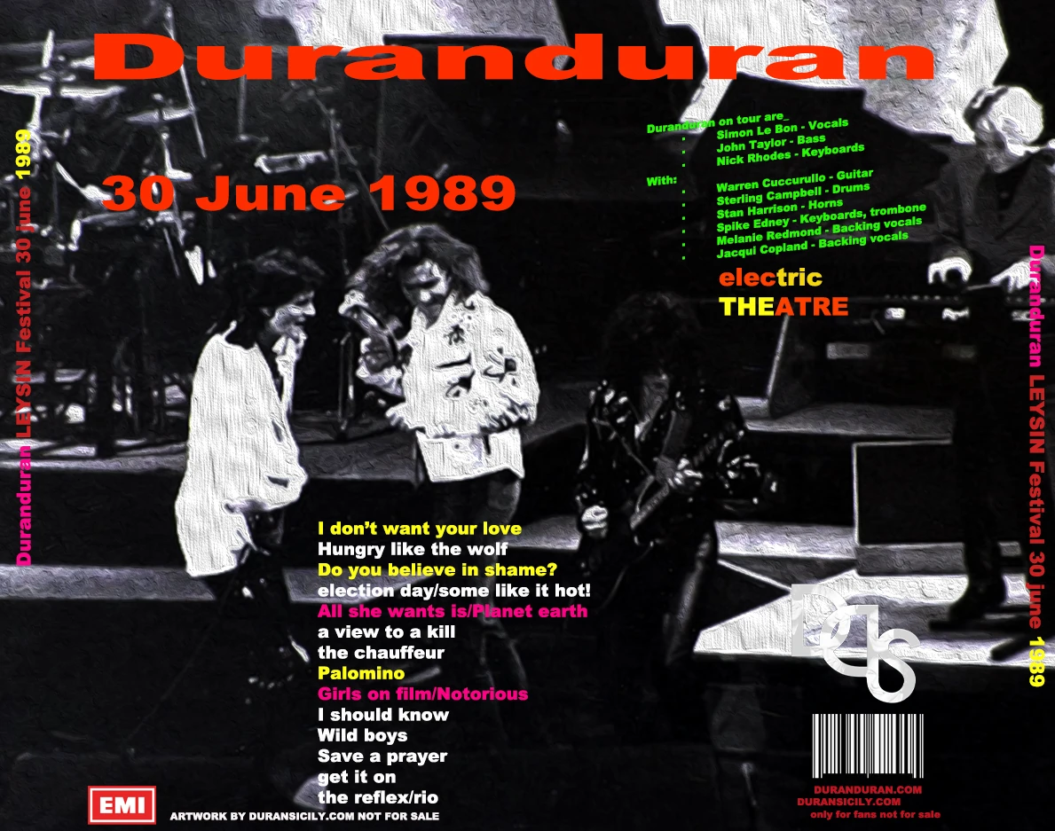 Leysin Festival: 30 June 1989 | Duran Duran Wiki | Fandom