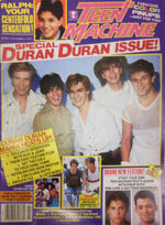 Teen Machine Magazine Duran Duran Issue July 1985 wikipedia