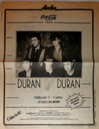 He Forum, Los Angeles, CA (USA) duran duran wikipedia