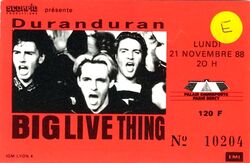 Duran duran ticket bercy france