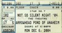 Not So Silent Night, The Theatre At The Pond, Anaheim CA, USA duran duran wikipedia