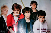 Poster emi 1981 duran duran