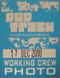 Working crew pass duran duran