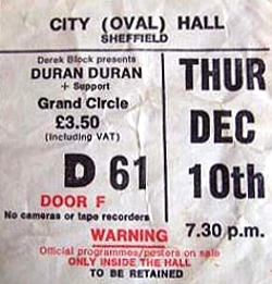 Sheffield ticket a a